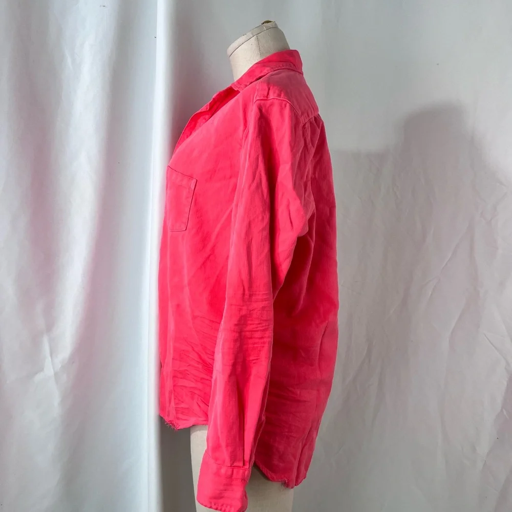 Frank & Eileen ‘Eileen’ bright pink button down - Picture 4 of 5